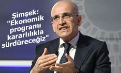 Şimşek: "Ekonomik programı kararlılıkla sürdüreceğiz"
