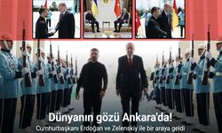 Cumhurbaşkanı Erdoğan, Ukrayna Cumhurbaşkanı Volodimir Zelenskiy ile bir araya geldi