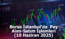 Borsa İstanbul'da 5 Haziran 2025 Tarihli Pay Alım-Satım İşlemleri