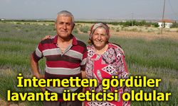 İnternetten gördüler, lavanta üreticisi oldular!