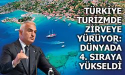 TÜRKİYE TURİZMDE ZİRVEYE YÜRÜYOR: DÜNYADA 4. SIRAYA YÜKSELDİ
