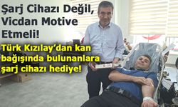 Türk Kızılay’dan kan bağışında bulunanlara şarj cihazı hediye