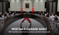 MGK’dan 6 maddelik bildiri: Terörsüz Türkiye vurgusu