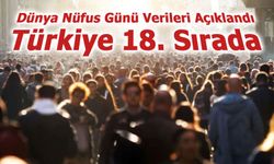 Dünya Nüfus Günü Verileri Açıklandı: Türkiye Nüfusuyla Dünyada 18. Sırada