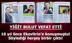 Yiğit Bulut, 16 Yıl Önce Ekovitrin'e Verdiği Röportajla Yıldızı Parlamıştı...