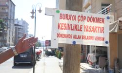 Çöp sorununu ‘Buraya çöp dökenin Allah belasını versin' tabelasıyla çözdü!