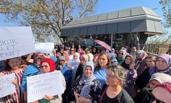 Tekirdağ'da mağdur işçiler fabrika kapısına dayandı