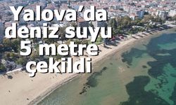 Yalova’da deniz suyu 5 metre çekildi
