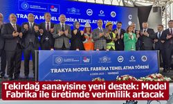 Bakan Kacır, Tekirdağ'da Model Fabrika'nın temelini attı