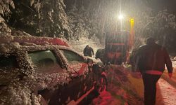 Ordu-Sivas kara yolu yoğun kar yağışı nedeniyle trafiğe kapandı