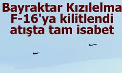 Bayraktar KIZILELMA, F-16'ya kilitlendi, simüle atışta tam isabet