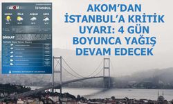 AKOM’dan İstanbul’a Kritik Uyarı: 4 Gün Boyunca Yağış Devam Edecek