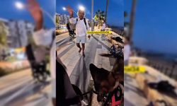 Bankta Köpeğiyle Oturan Genç Kıza "Köpeği Keserim" tehdidi