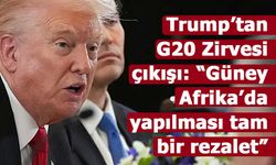 Trump’tan G20 Zirvesi çıkışı: “Güney Afrika’da yapılması tam bir rezalet”