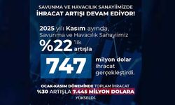 Türkiye Savunma ve Havacılık İhracatında Tarihi Rekor: 11 Ayda 7,4 Milyar Dolar