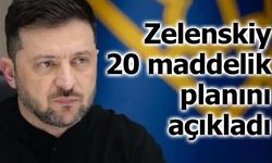 Zelenskiy, barış müzakerelerinde üzerinde çalışılan 20 maddelik planı açıkladı