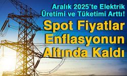 Aralık 2025’te Elektrikte Üretim ve Tüketim Arttı