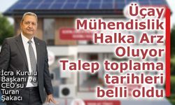 Üçay Mühendislik Halka Arz Oluyor  Talep toplama tarihleri 14-15-16 Ocak 2026