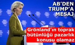 Von der Leyen: Grönland’ın toprak bütünlüğü pazarlık konusu olamaz