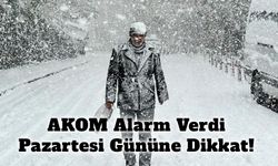İstanbul'a Kar Geliyor! Akom'dan Saat verildi!