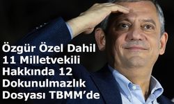 Özgür Özel Dahil 11 Milletvekili Hakkında 12 Dokunulmazlık Dosyası TBMM’de