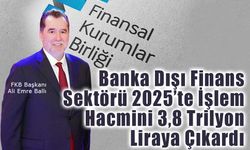 Banka Dışı Finans Sektörü 2025’te İşlem Hacmini 3,8 Trilyon Liraya Çıkardı