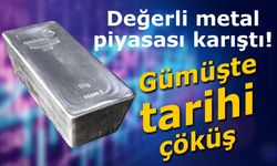 Gümüşte tarihi çöküş!