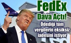 Trump’ın ek vergilerine ilk dava dev şirket FedEx oldu