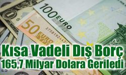 Kısa Vadeli Dış Borç 165,7 Milyar Dolara Geriledi