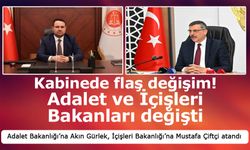 Adalet Bakanlığı’na Akın Gürlek, İçişleri Bakanlığı’na Mustafa Çiftçi atandı