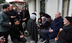 Erdoğan, Rize'de komşularıyla bayramlaştı