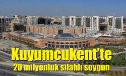 Kuyumcukent AVM’de 20 milyon liralık silahlı soygun