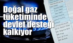 Bakan Alparslan Bayraktar açıkladı: Yüksek doğal gaz tüketimine destek kalkıyor