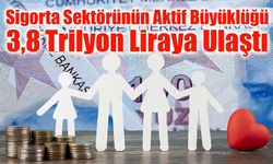 Sigorta Sektörünün Aktif Büyüklüğü 3,8 Trilyon Liraya Ulaştı