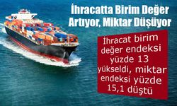 İhracatta Birim Değer Artışı Dikkat Çekti, Miktar Endeksi İse Düşüşte