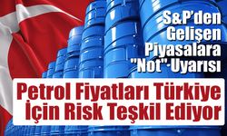S&P’den Gelişen Piyasalara "Not" Uyarısı: Petrol Fiyatları Türkiye İçin Risk Teşkil Ediyor