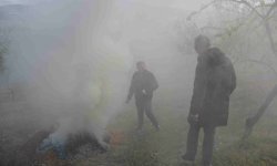 Badem Üreticileri Don Nöbetinde