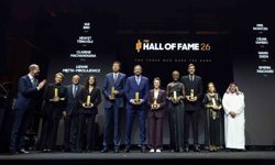 TBF Başkanı Hidayet Türkoğlu, FIBA Hall of Fame 2026 ödülünü aldı