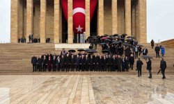 Anıtkabir'de 23 Nisan töreni