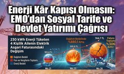 EMO: Elektrik Faturaları Asgari Aileyi Zorluyor, Dağıtım Bedeli “Karadelik” Oldu