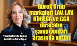 Gürok Grup markalarıyla ihracatın şampiyonları arasında!