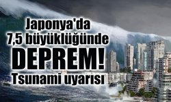 Japonya’da 7,5 büyüklüğünde deprem: Kıyılar için tsunami alarmı
