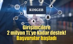 Girişimcilere 2 milyon TL’ye kadar destek! Başvurular başladı