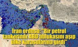 İran ordusu: "Bir petrol tankerimiz ABD ablukasını aşıp ülke karasularına girdi"