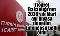 Ticaret Bakanlığı'nın 2026 yılı Mart ayı piyasa denetim bilançosu belli oldu