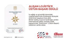 Alışan Lojistik’e Üstün Başarı Ödülü
