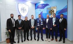 İçişleri Bakanı Çiftçi'den Erzurumspor'a tebrik ziyareti