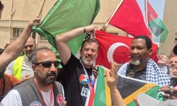 Nelson Mandela'nın torunu Nkosi Mandela'dan Libya'da Küresel Sumud Kara Filosu'na destek