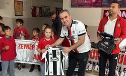 Beşiktaş'ın "Bu Forma Benden Sana Kardeşim" Kampanyası Çocukların Yüzünü Güldürdü!