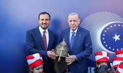 Erdoğan’a anlamlı hediye